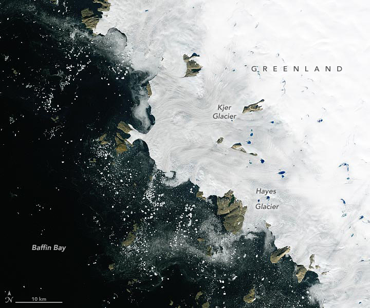 Kjer Glacier, Then and Now