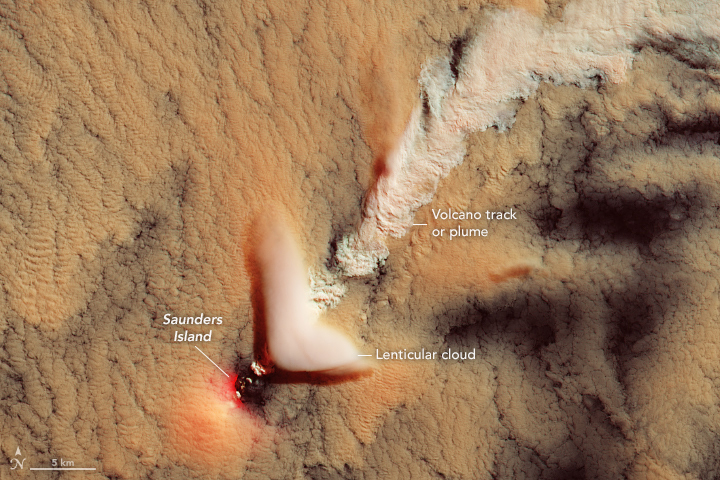 Mount Michael, Volcano Track or Plume? - related image preview