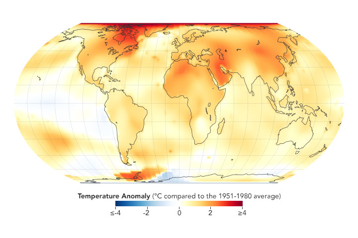 2021 Continued Earth’s Warming Trend