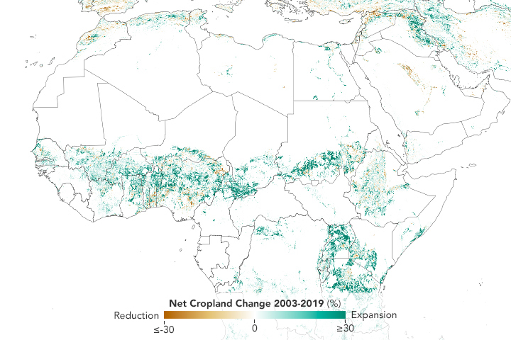 Crop Expansion Accelerates in Africa - related image preview