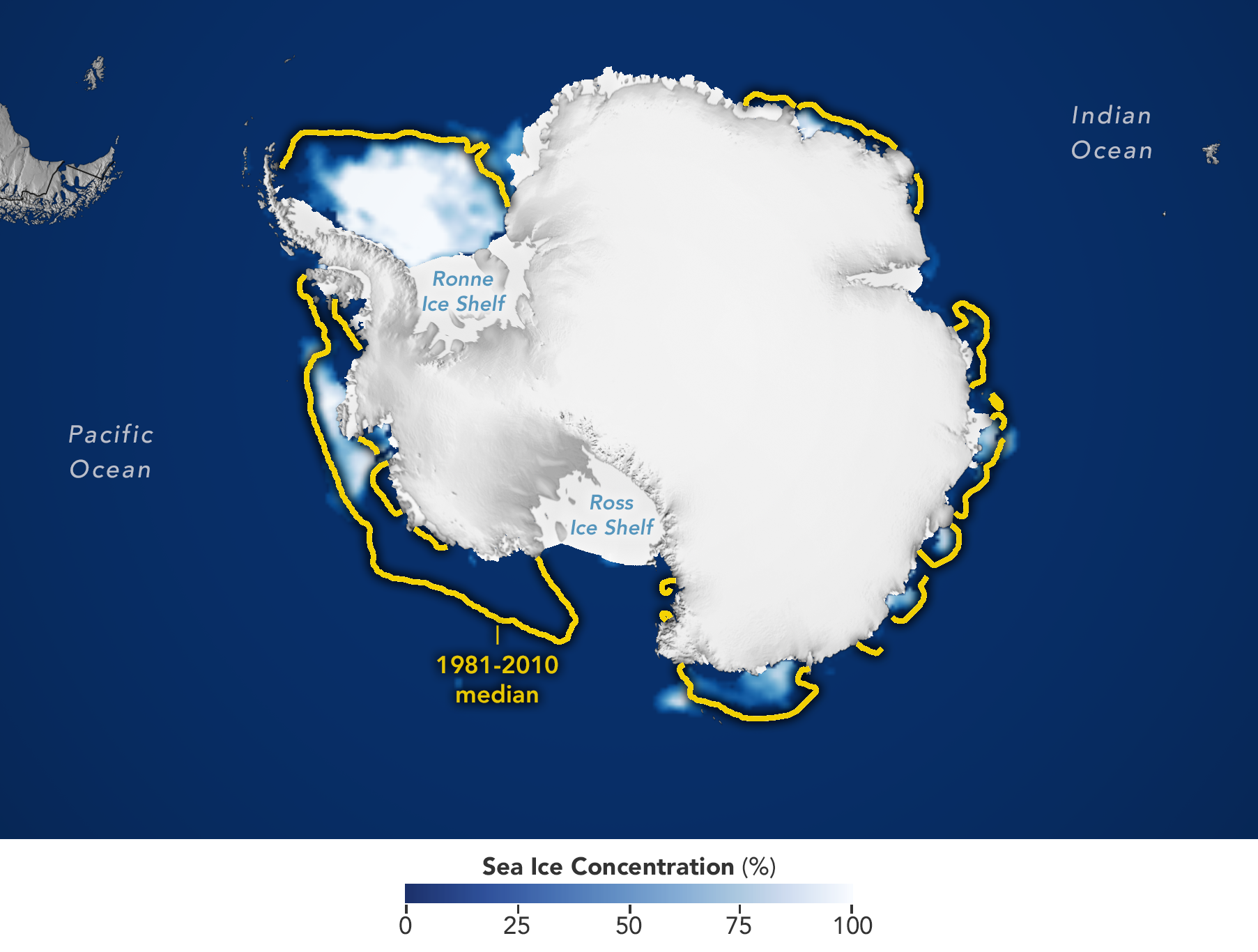 Antarctic Sea Ice Reaches Record Low - related image preview