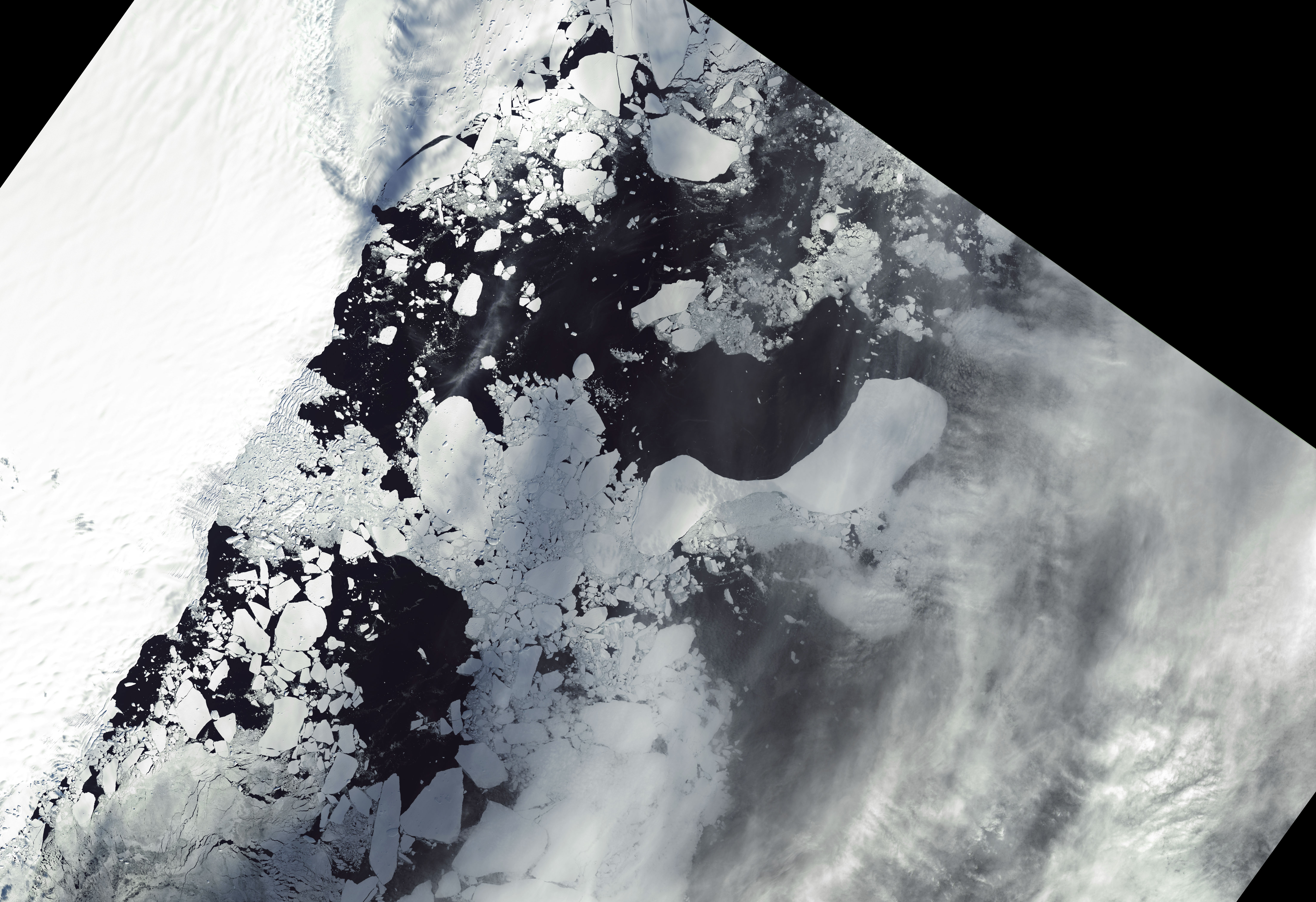 Ice Shelf Collapse in East Antarctica - related image preview