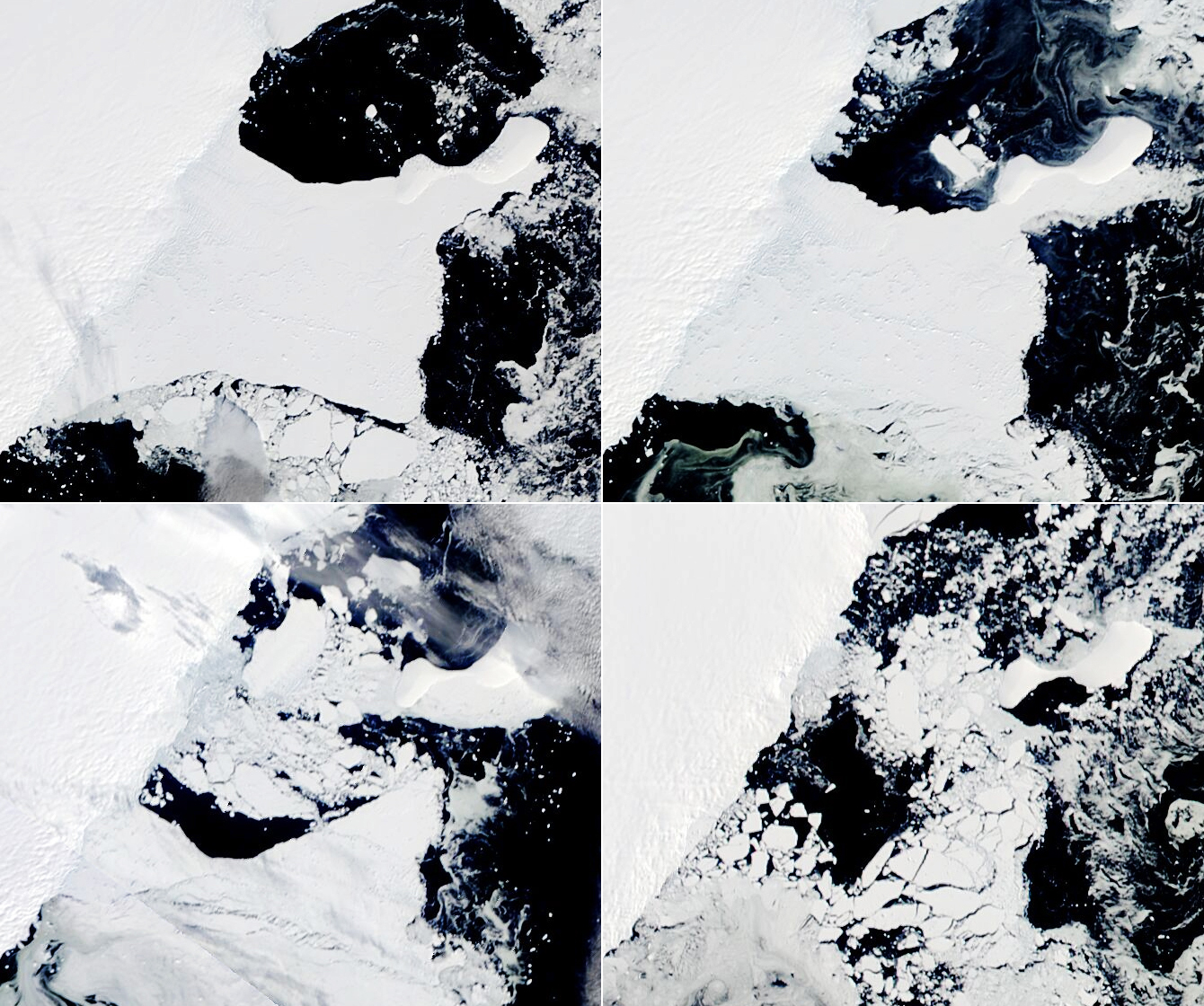 Ice Shelf Collapse in East Antarctica