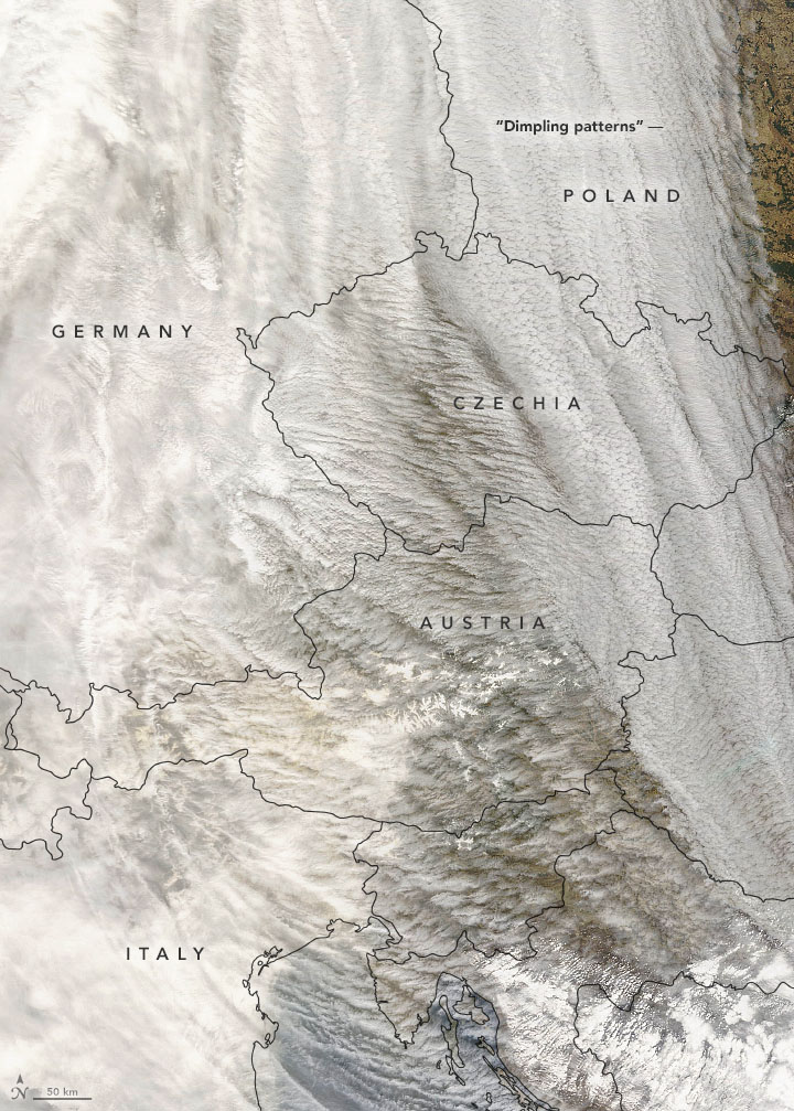 Dusty Storm Clouds Over Europe