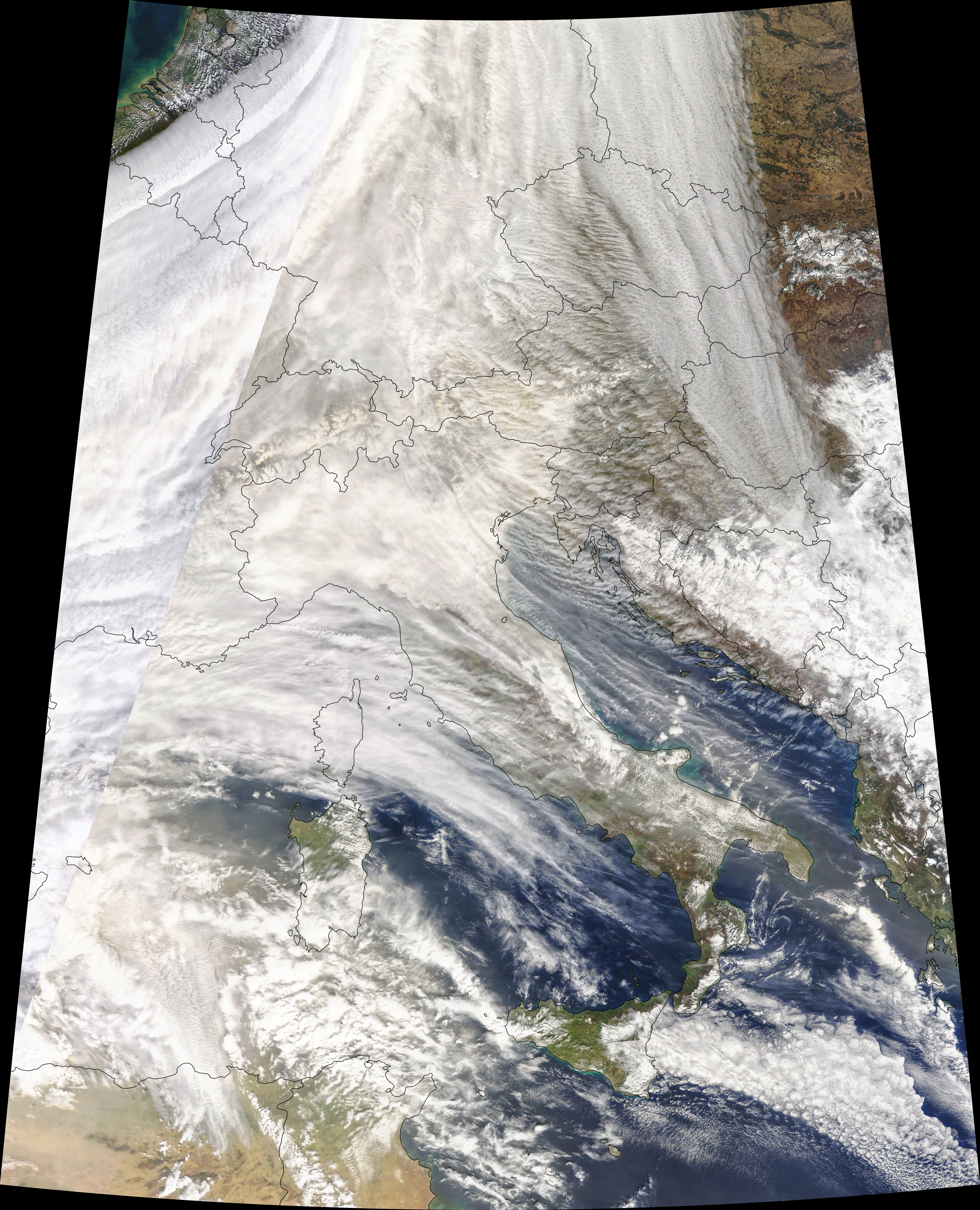 Dusty Storm Clouds Over Europe - related image preview