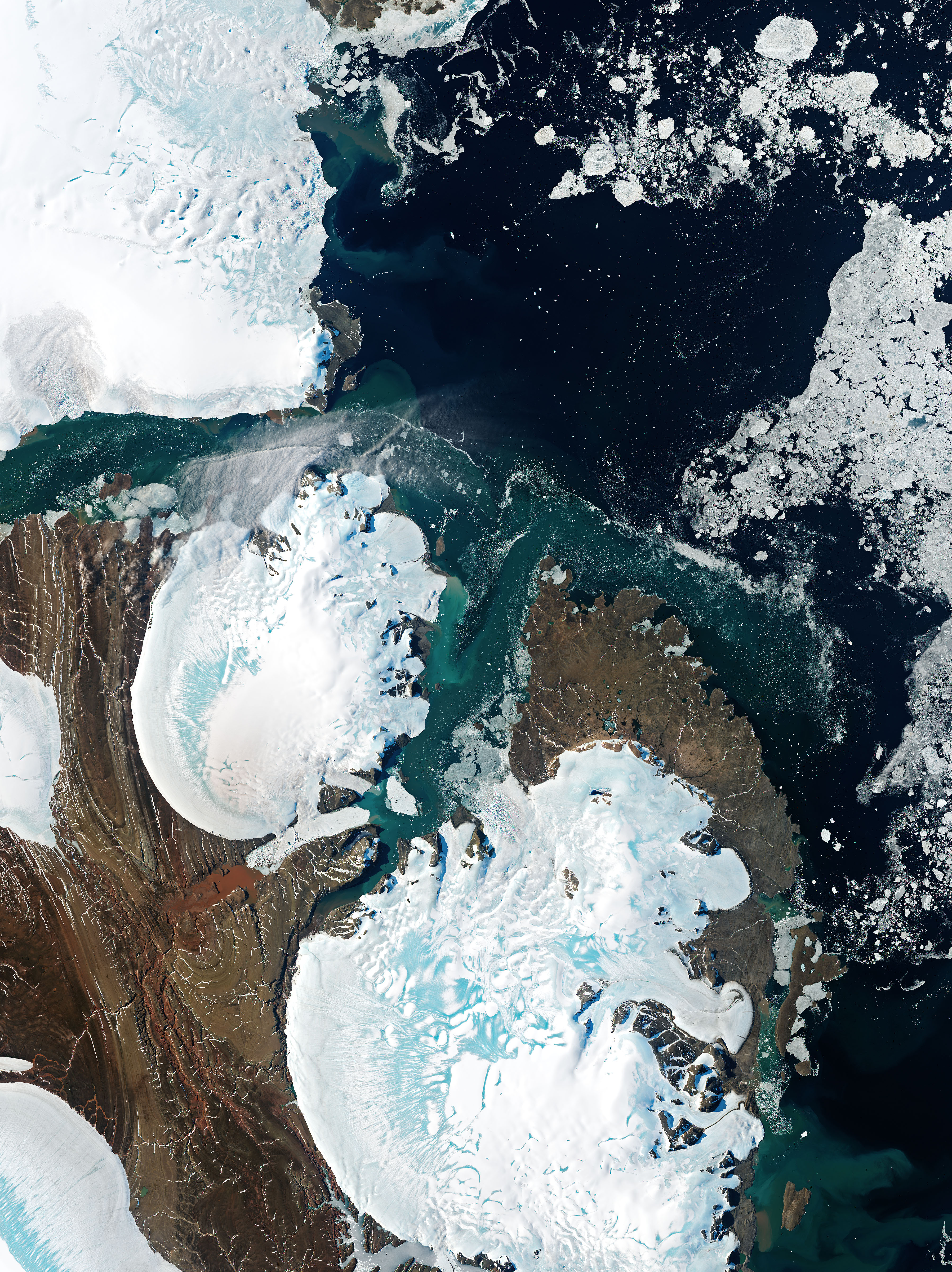 Northern Glaciers are Retreating from the Water - related image preview