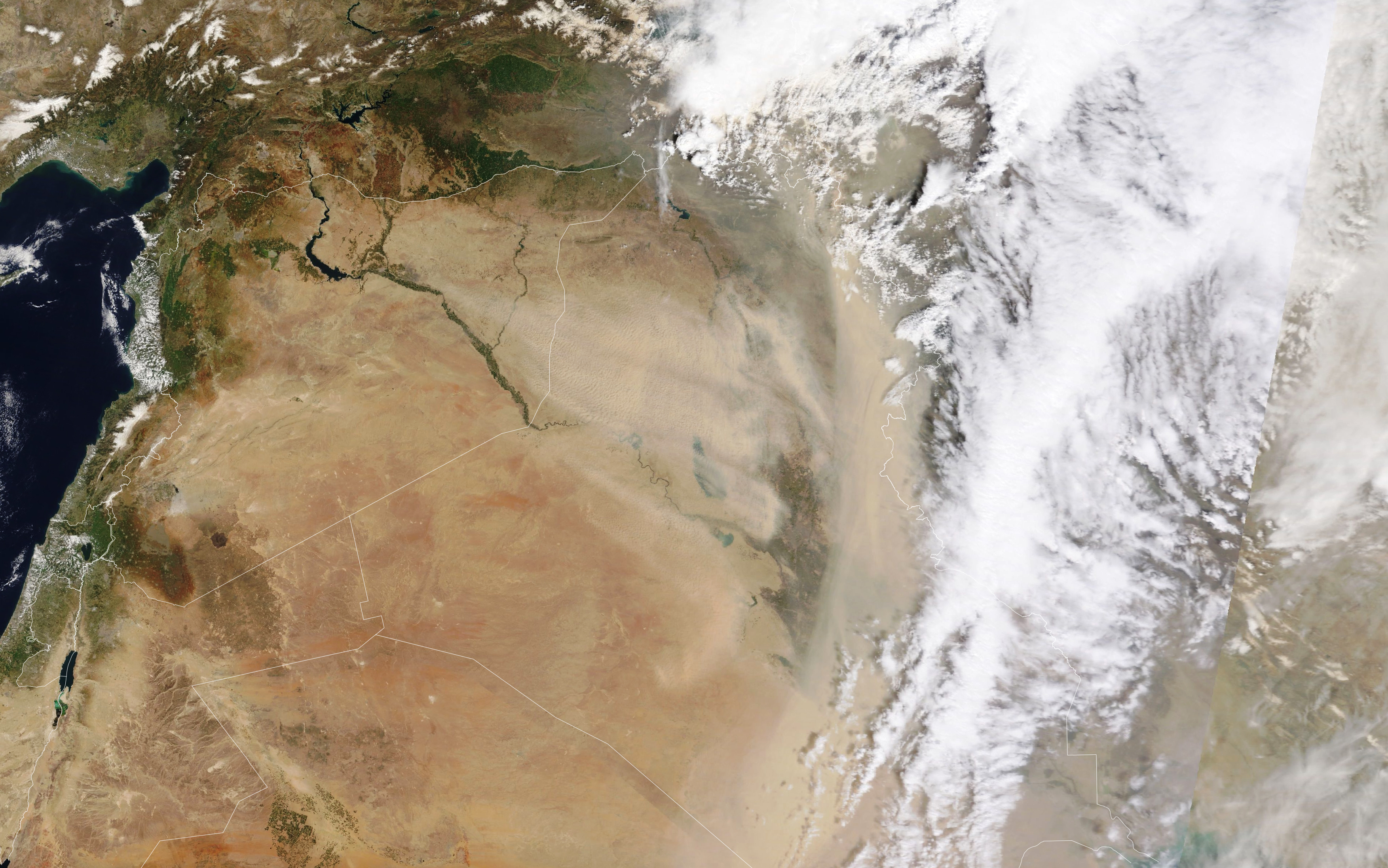 Dust Storm in Iraq - related image preview