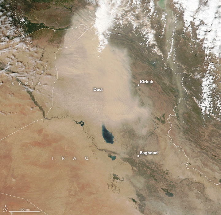 Dust Storm in Iraq