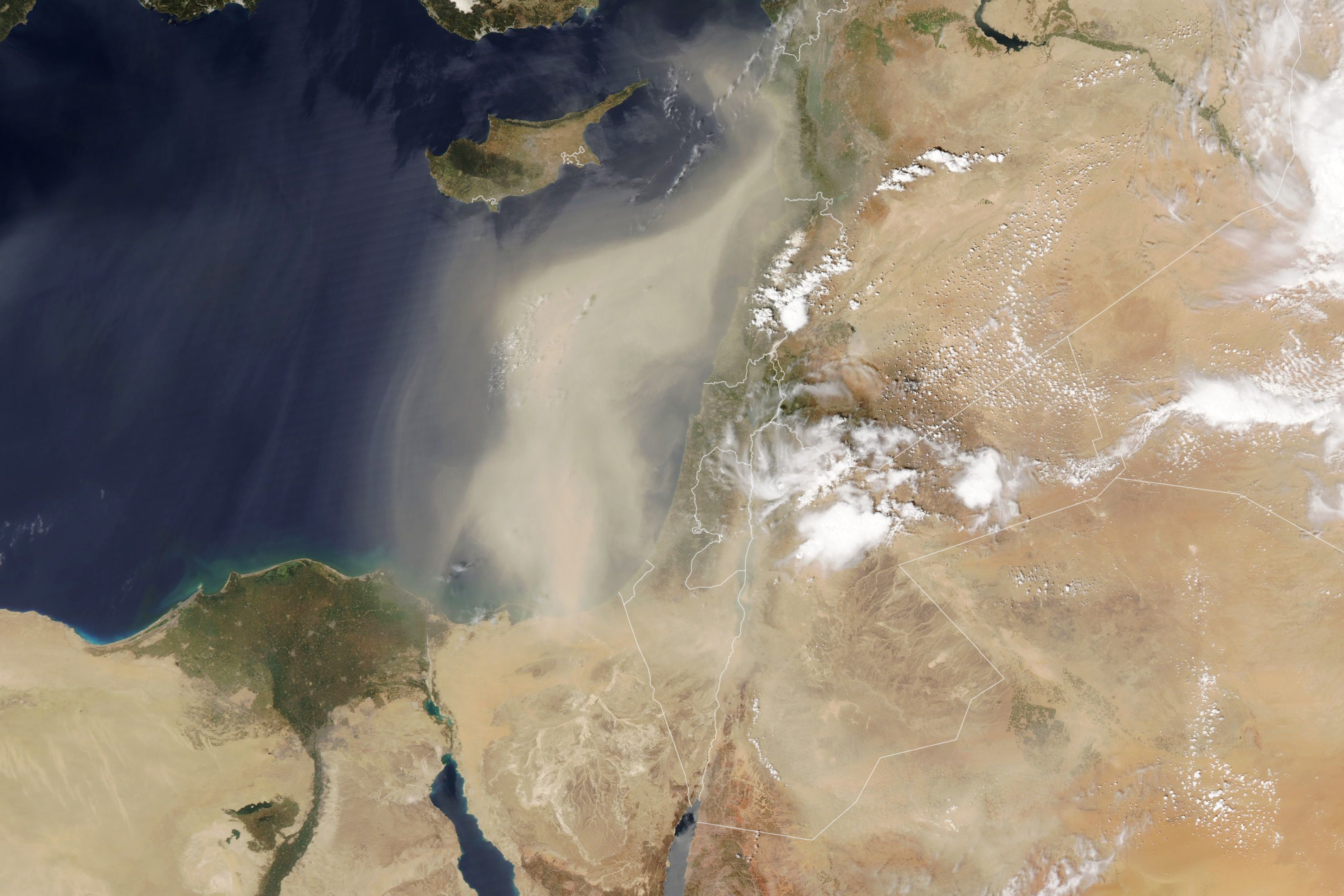 Mediterranean Dust Storm - related image preview