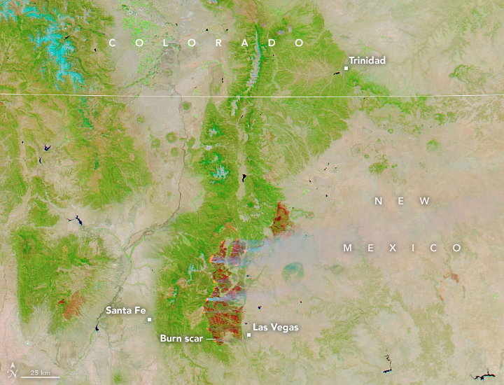 New Mexico Wildfires Map 2025 Drusi Rosemarie