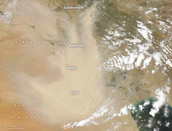 Persistent Dust Storms Batter Iraq - related image preview