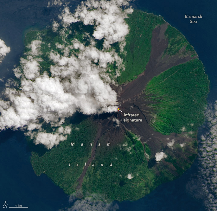 Manam Volcano, Papua New Guinea