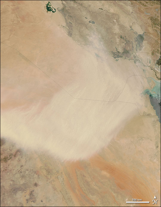 Dust Storm in Saudi Arabia