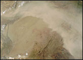 Dust Storm in Pakistan and India