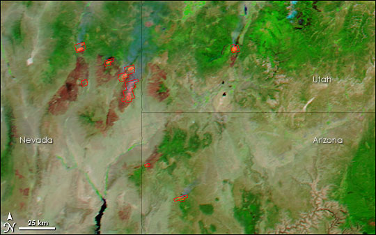 Fires in the Southwest