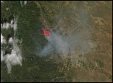 Ricco Fire in Black Hills National Forest