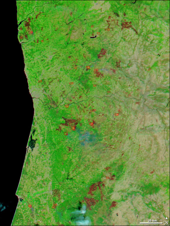 Fires in Portugal