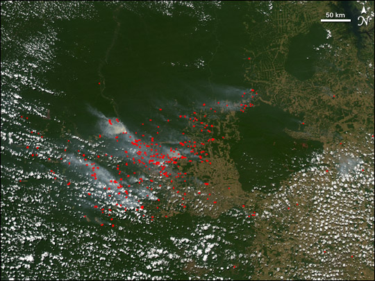 Fires in the Southeast Amazon