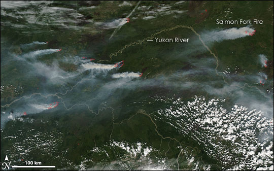 Fires Across Alaska