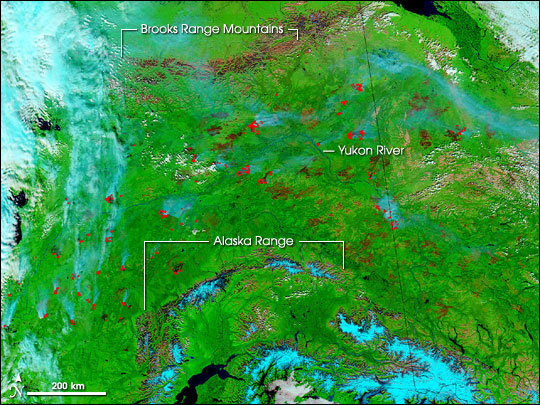 Fires Across Alaska