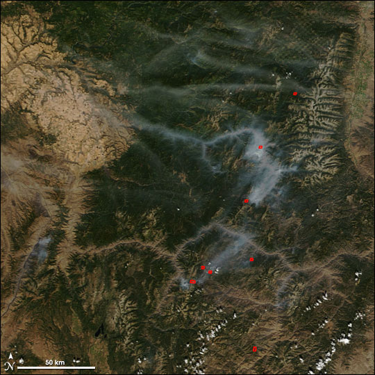 Fires in the Northern Rockies