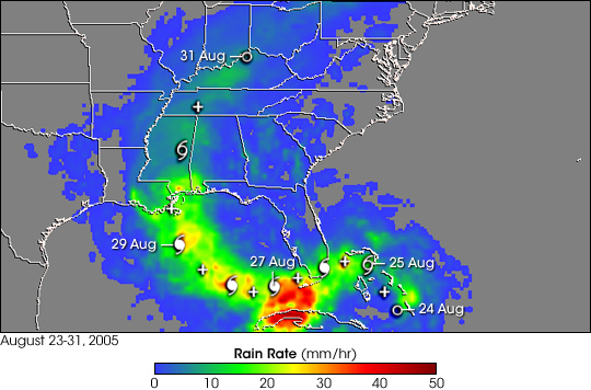 hurricane katrina map