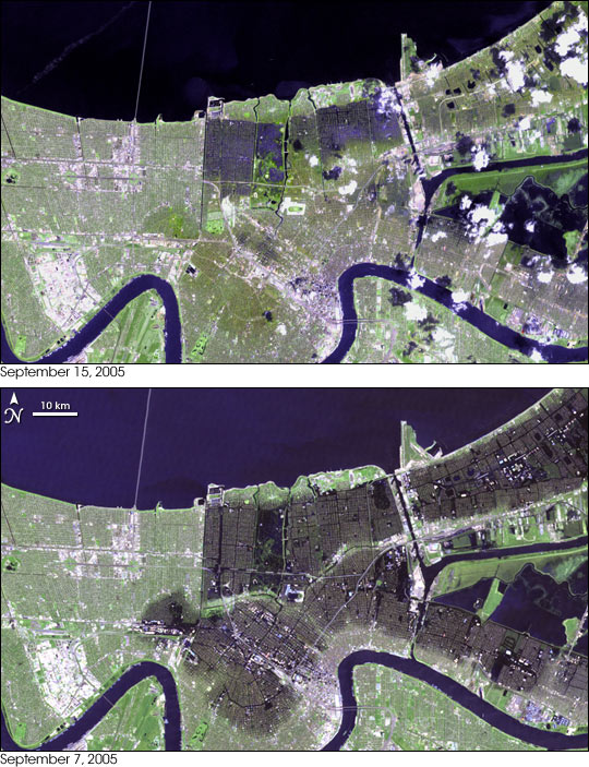 Hurricane Katrina Floods New Orleans