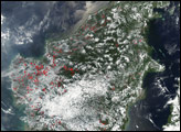 Fires in Borneo