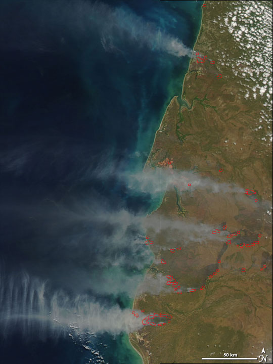 Fires on Cape York Peninsula