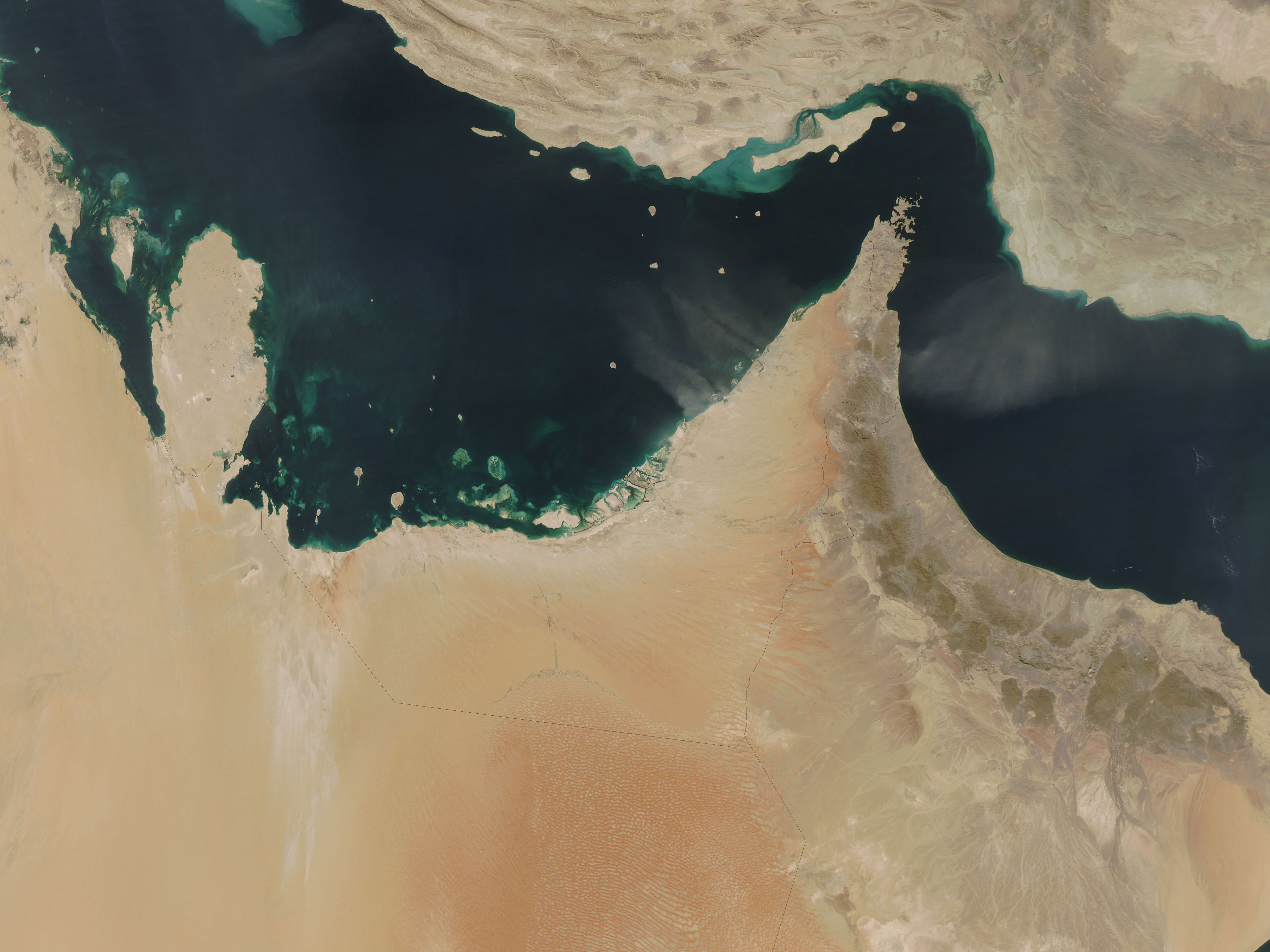Dust Storm In The United Arab Emirates Natural Hazards