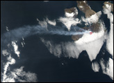 Sierra Negra Erupts