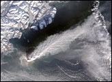 Eruption on Augustine Island, Alaska