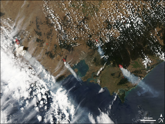 Fires in Victoria, Australia