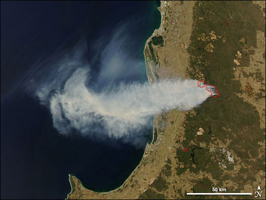 Fires in Western Australia