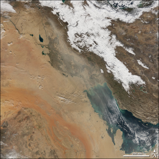 Dust Storm over Iraq