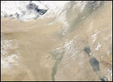 Dust Storm off Egypt