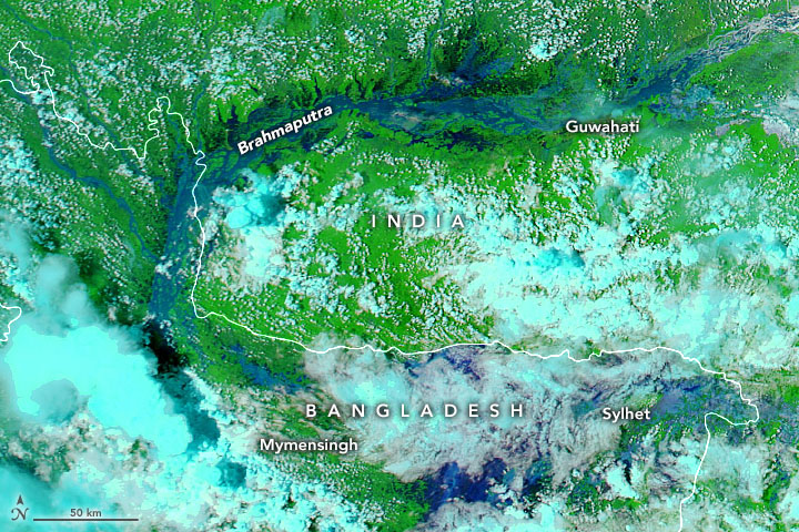 Floods Swamp Bangladesh