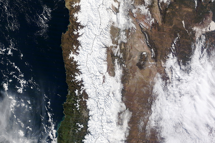 Snow Blanket for the Andes