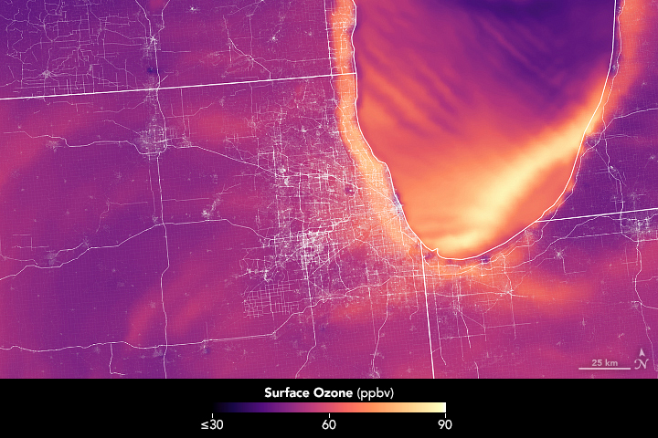 Clearer View of Great Lakes Air Quality - related image preview