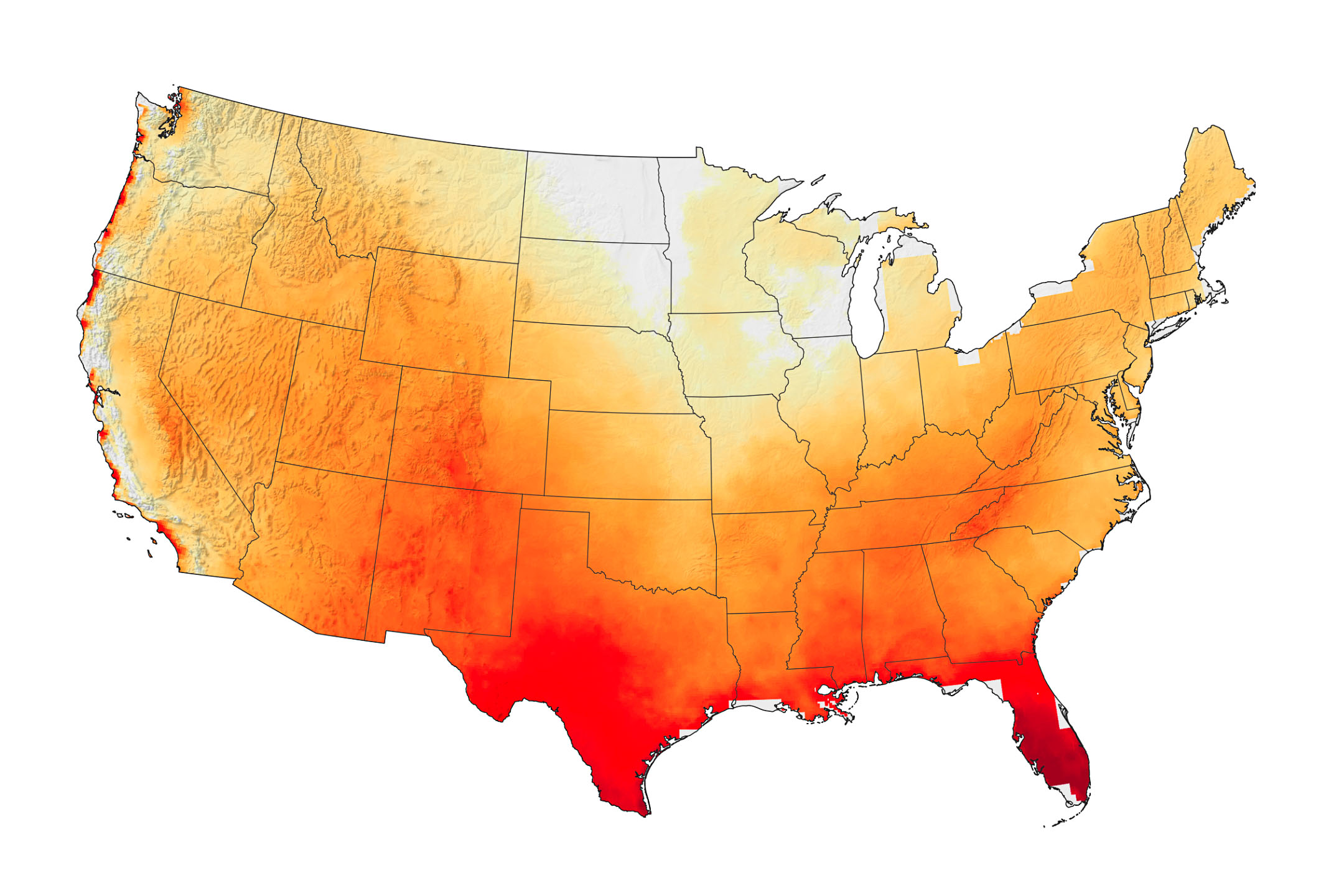 Mapping a Century of Rising Heat