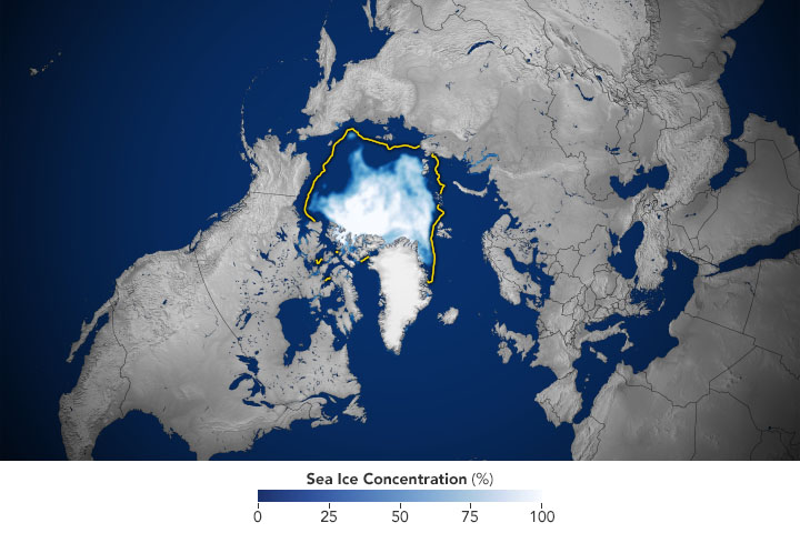 Arctic Sea Ice Tied for 10th-Lowest on Record