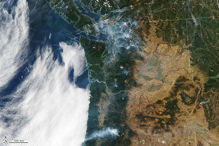 Late-Season Fires in the Pacific Northwest - related image preview