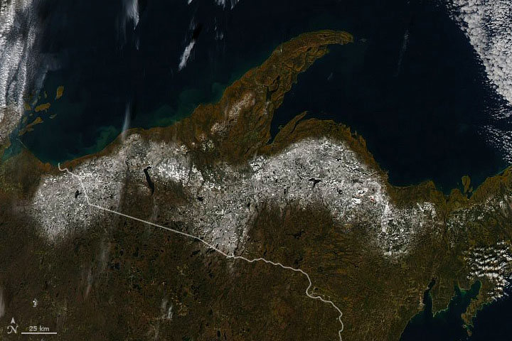 Snow on the Upper Peninsula - related image preview