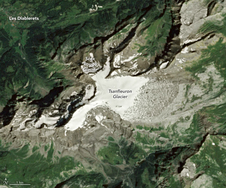 Rocky Road for Swiss Glaciers