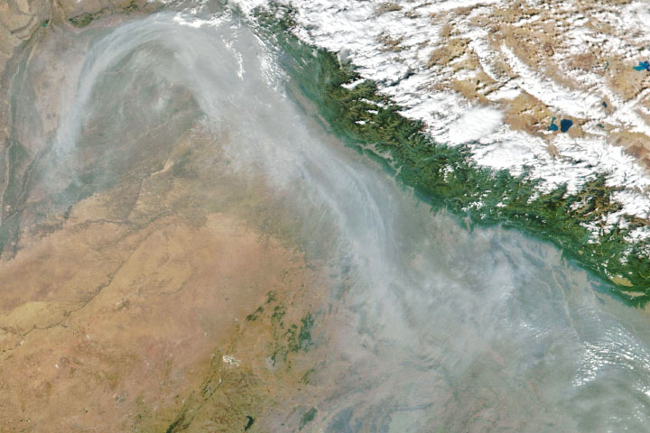 Smoky Skies in Northern India