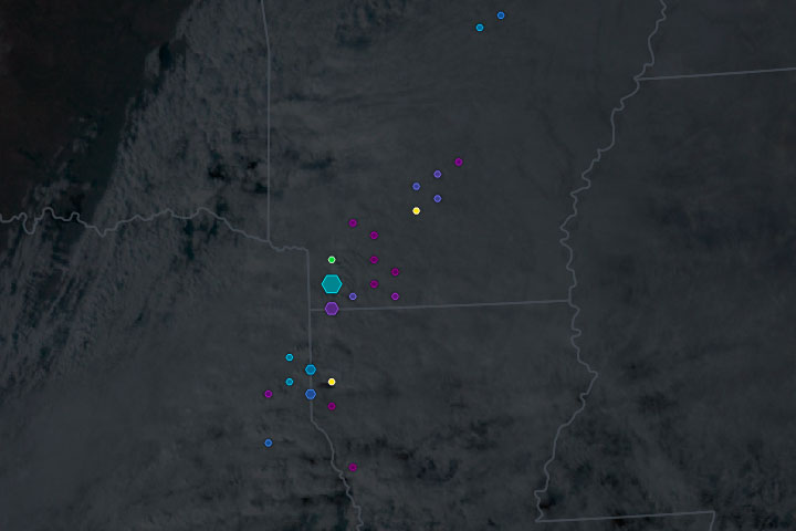 Lightning in the U.S. South