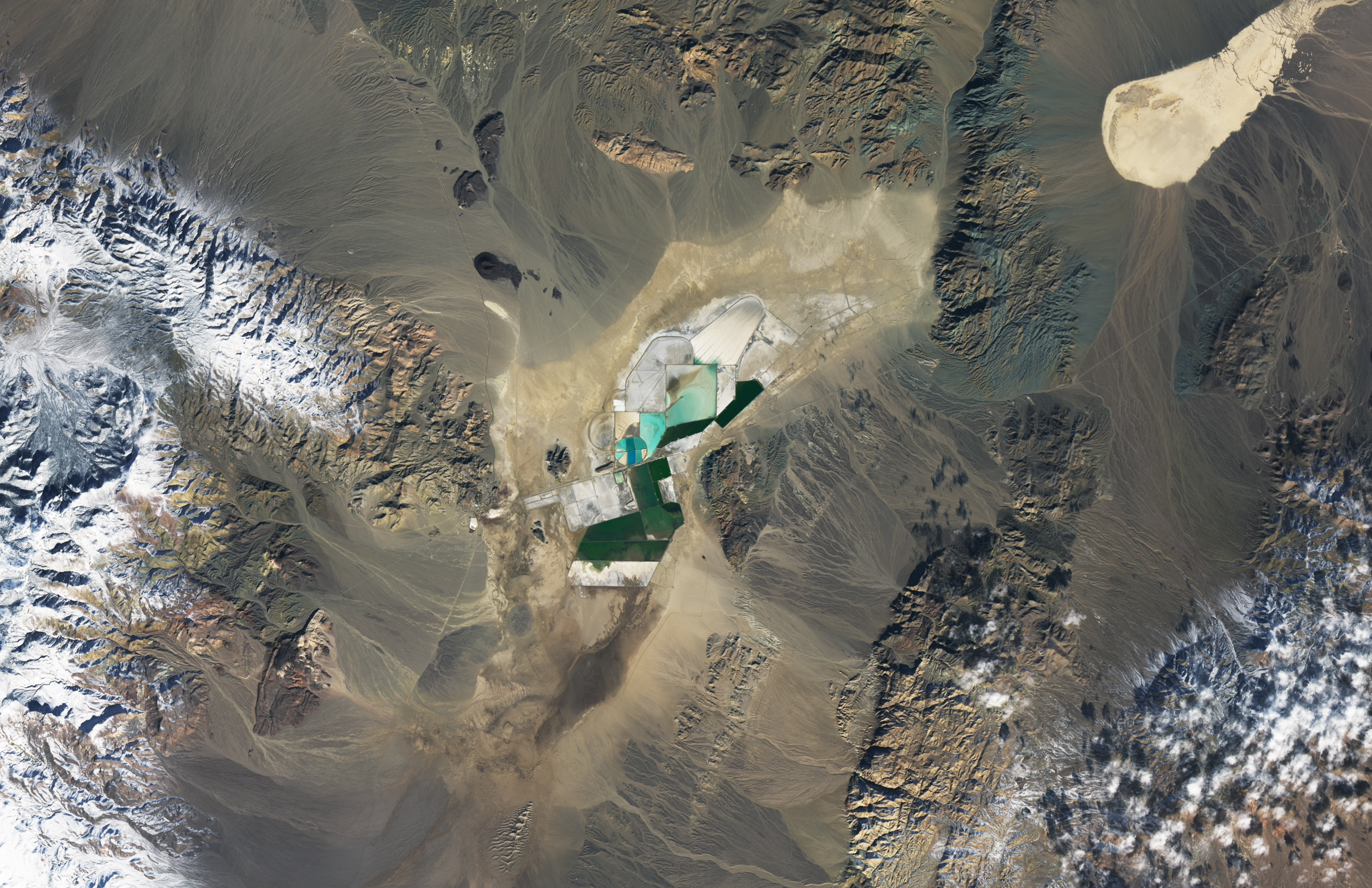 Silver Peak lithium mining operation in Nevada by Albemarle