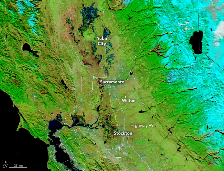 Floodwater Inundates North-Central California