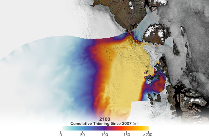Thinning of the Northeast Greenland Ice Stream - related image preview