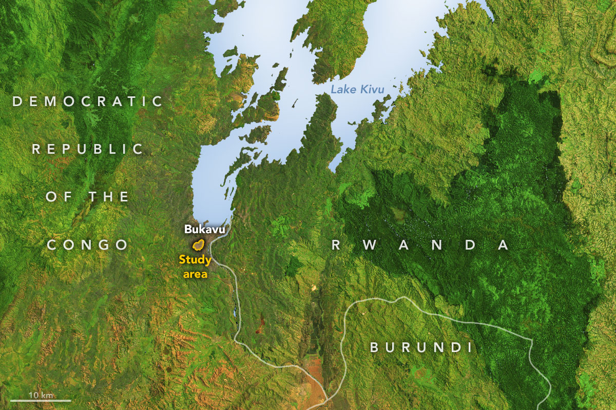 Landslide Creeping Below an African City - related image preview